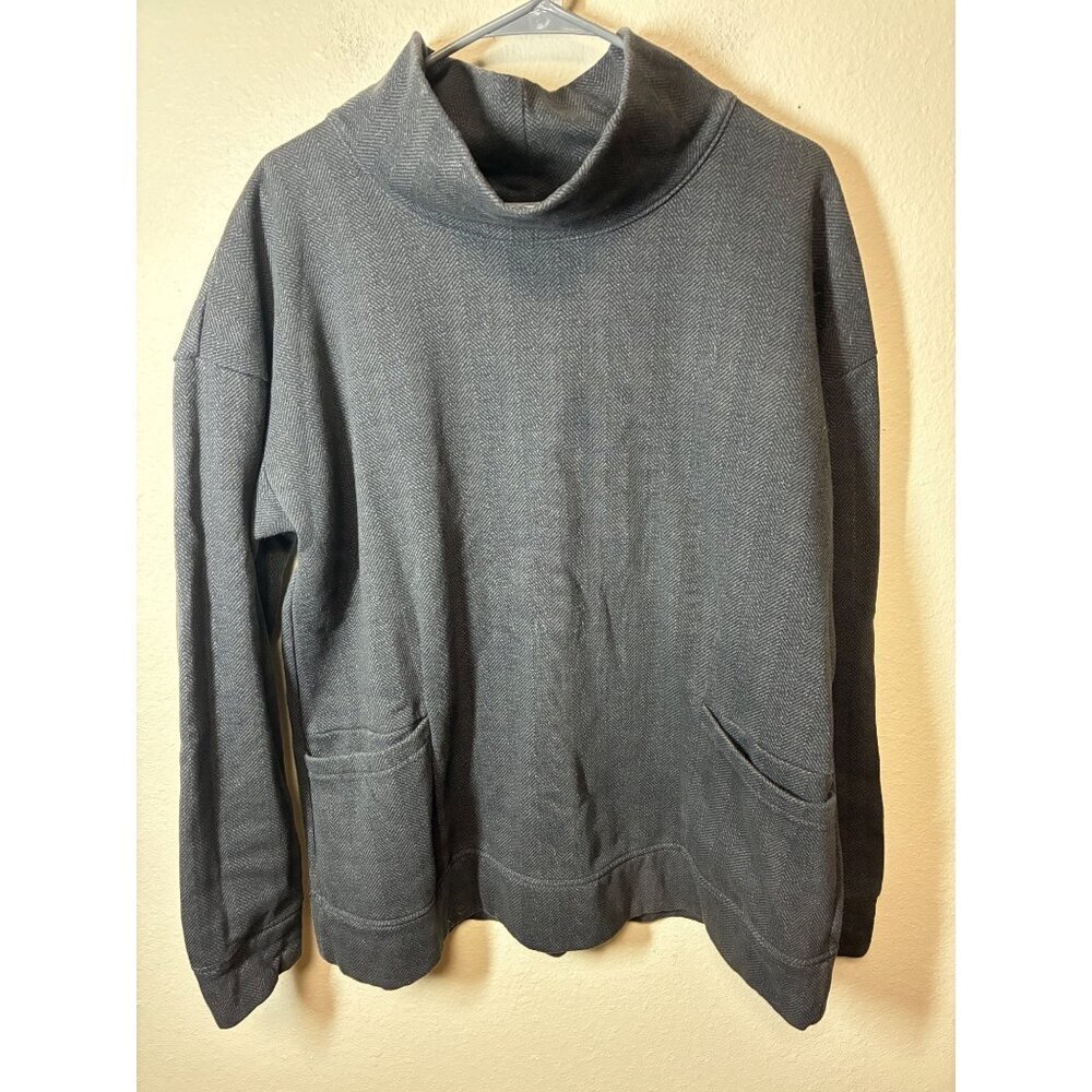 Columbia Sweatshirt Top Log Sleeve Casual Winter Gray Women's Size XXL